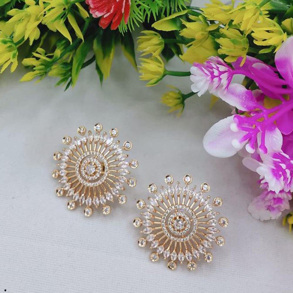 Akruti Collection Lightweight Stud Earrings Party Wear Fashion Jewelry