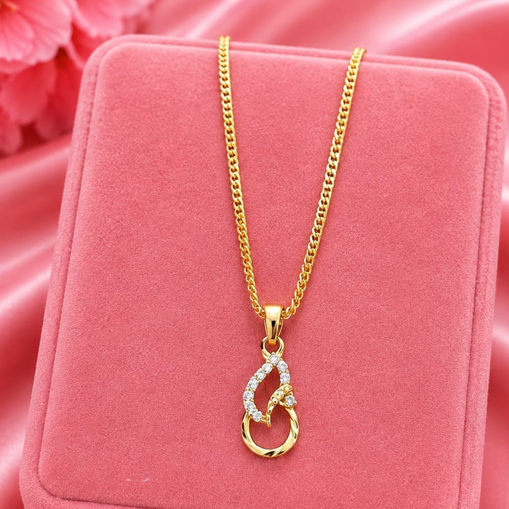 Akruti Collection Austrain Stone Chain Pendant