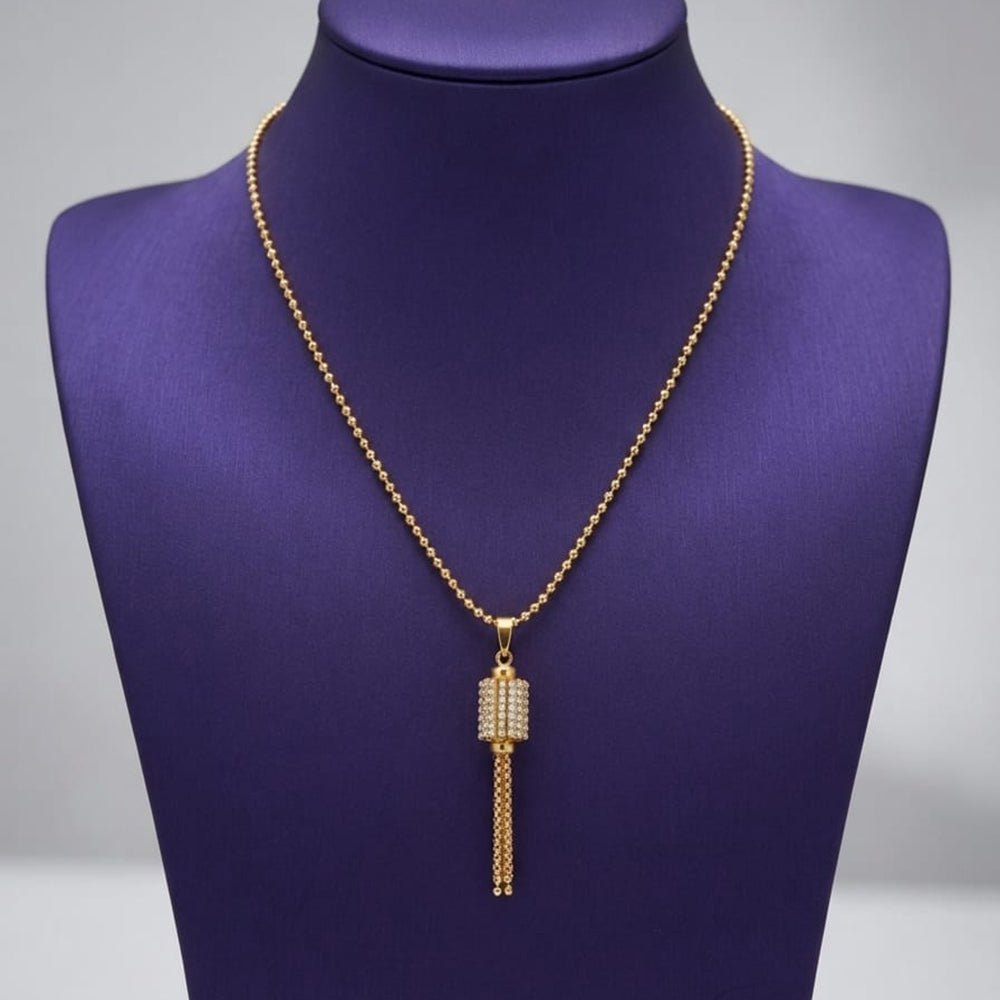 Akruti Collection Austrain Stone Chain Pendant