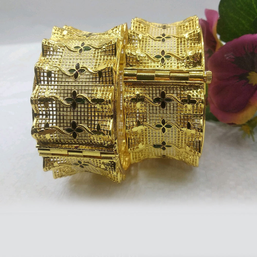 Star Bangles Gold Plated Bangles Set