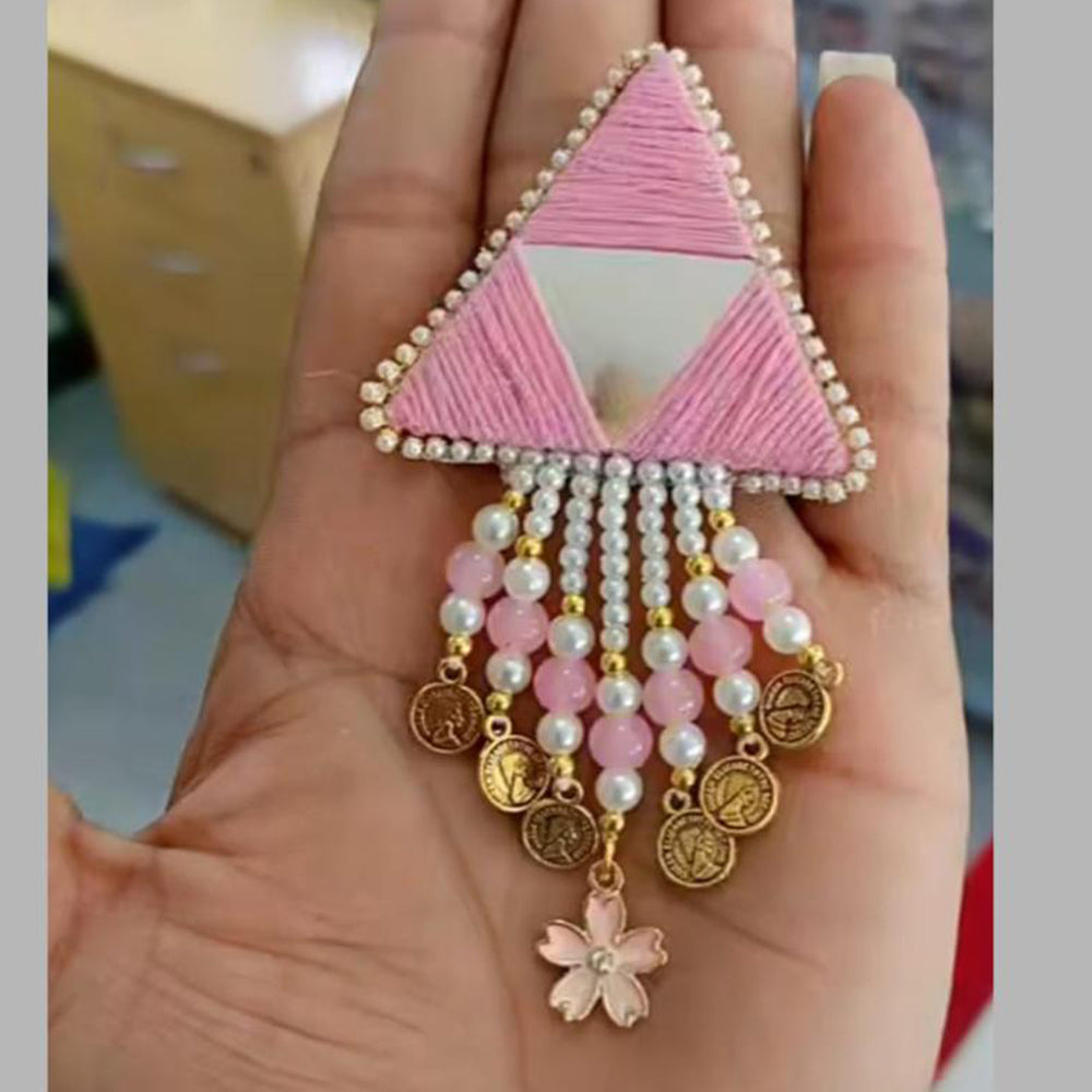 Shrijicreation Pearl And Thread Handmade Saree Pin