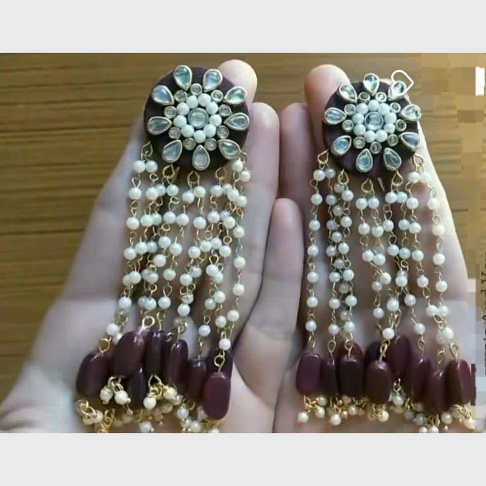 Shrijicreation Pearl Hand Made Dangler Earrings