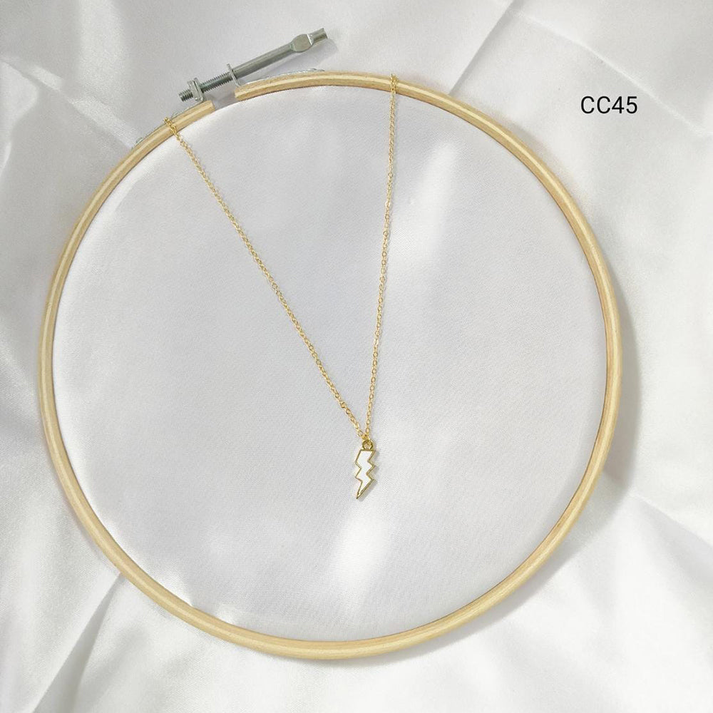 Adornment By Siddhi Gold Plated Pendant Set (Pack Of 6)