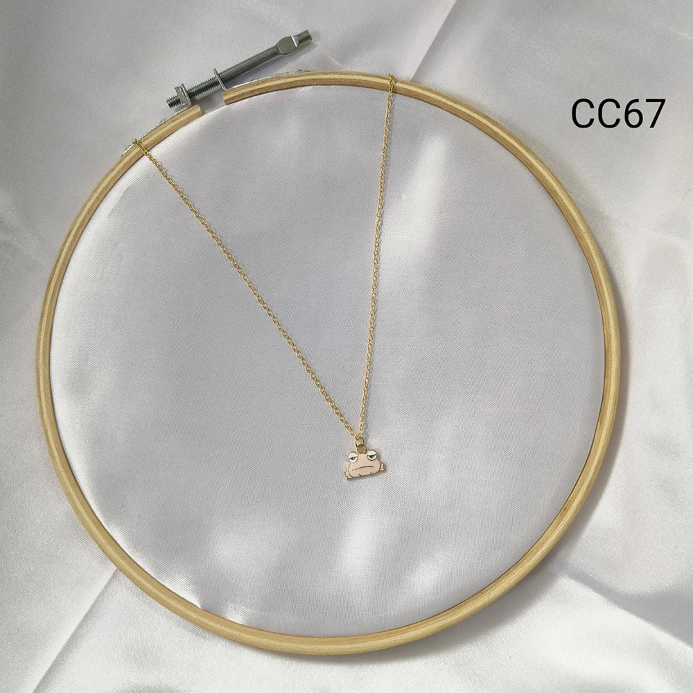 Adornment By Siddhi Gold Plated Pendant Set (Pack Of 6)