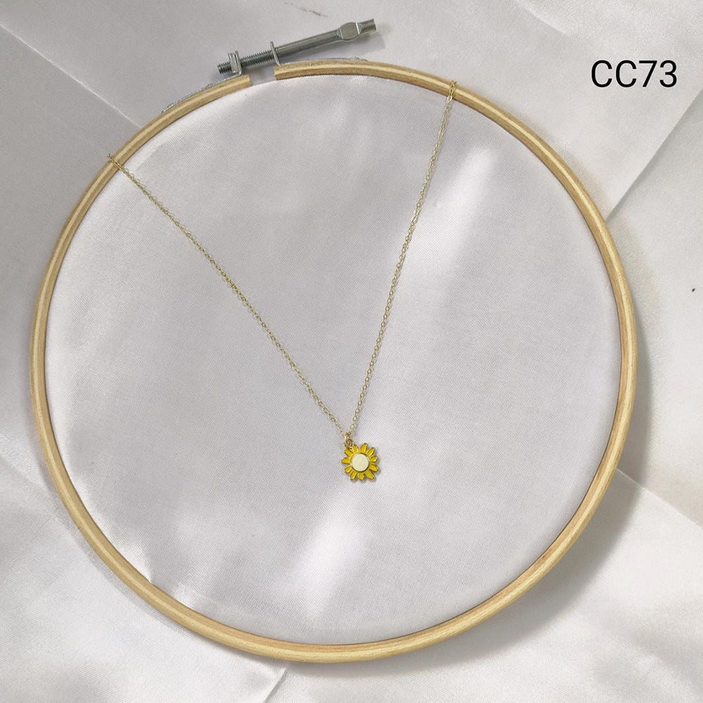 Adornment By Siddhi Gold Plated Pendant Set (Pack Of 6)