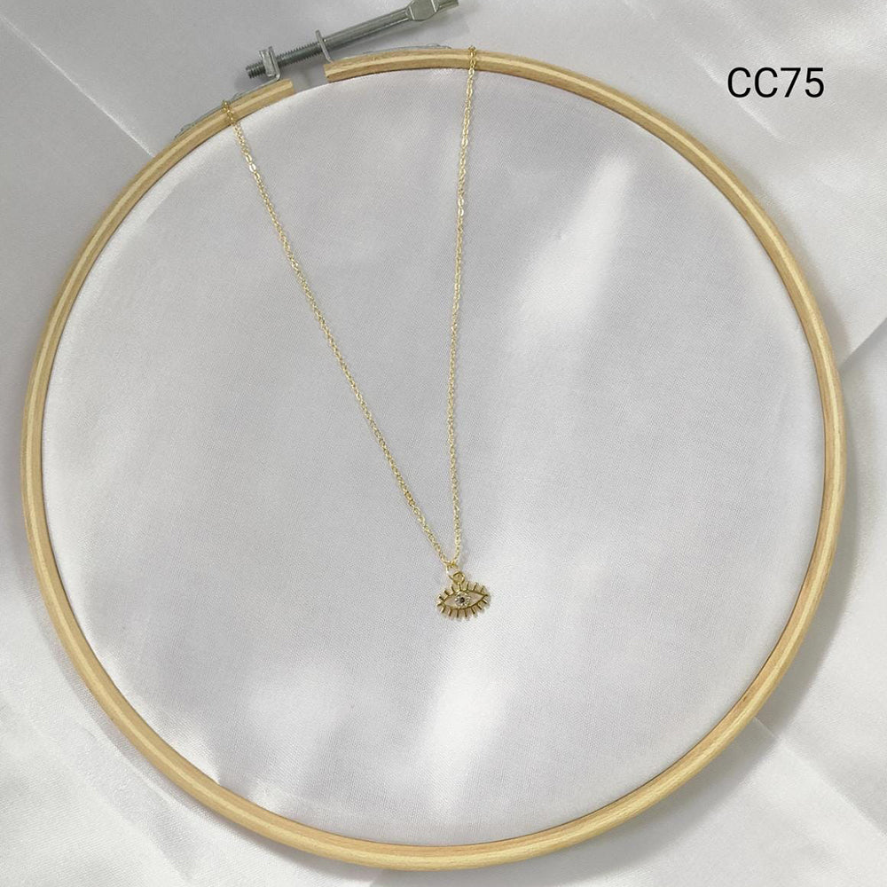 Adornment By Siddhi Gold Plated Pendant Set (Pack Of 6)