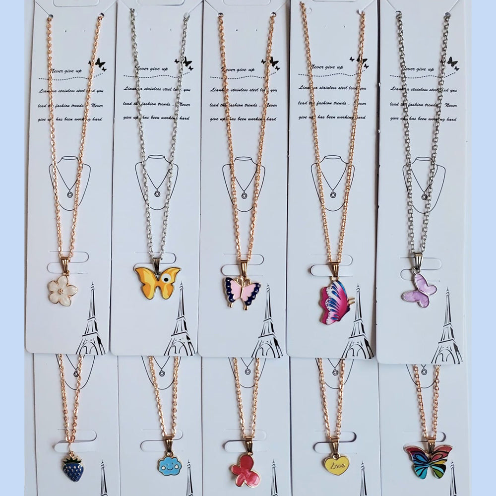 R Jogan Chain Pendant Set (Assorted Design)