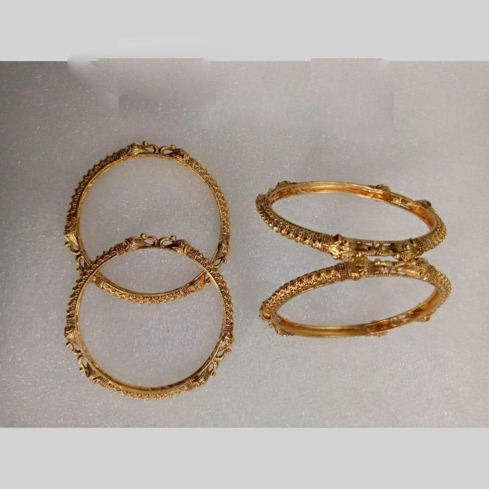 Star India Gold Plated Bangles Set