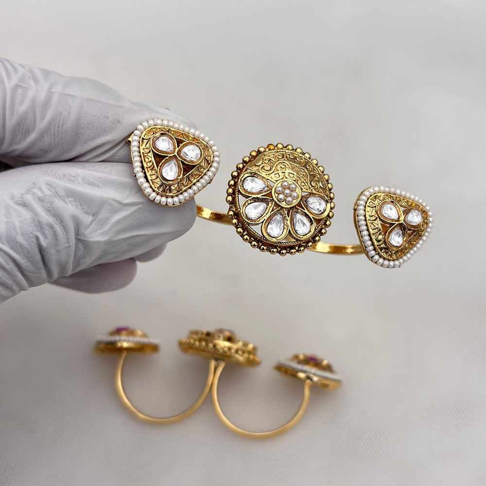 Jewel Addiction Exclusive Designer Pota and Pearl Ring