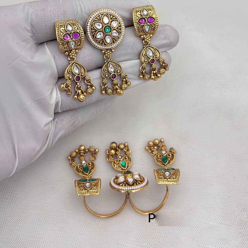 Jewel Addiction Exclusive Designer Pota and Pearl Ring