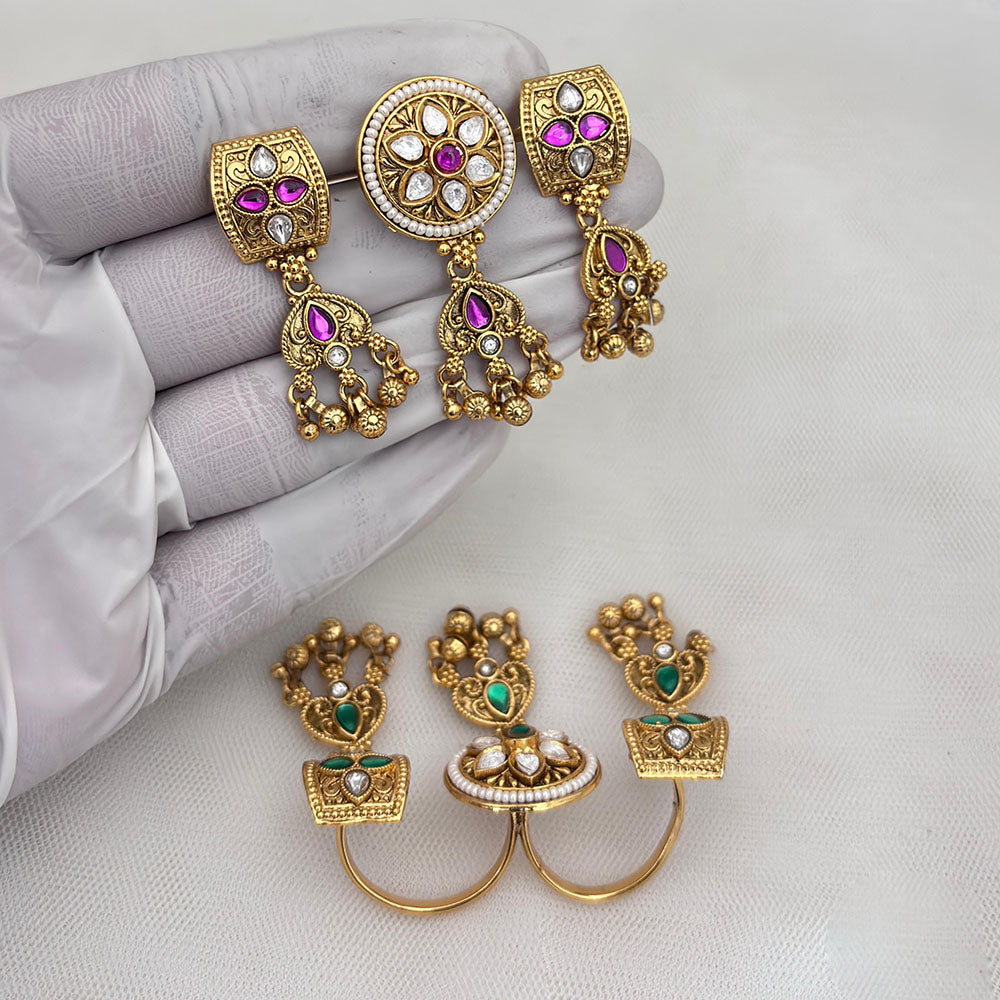 Jewel Addiction Exclusive Designer Pota and Pearl Ring