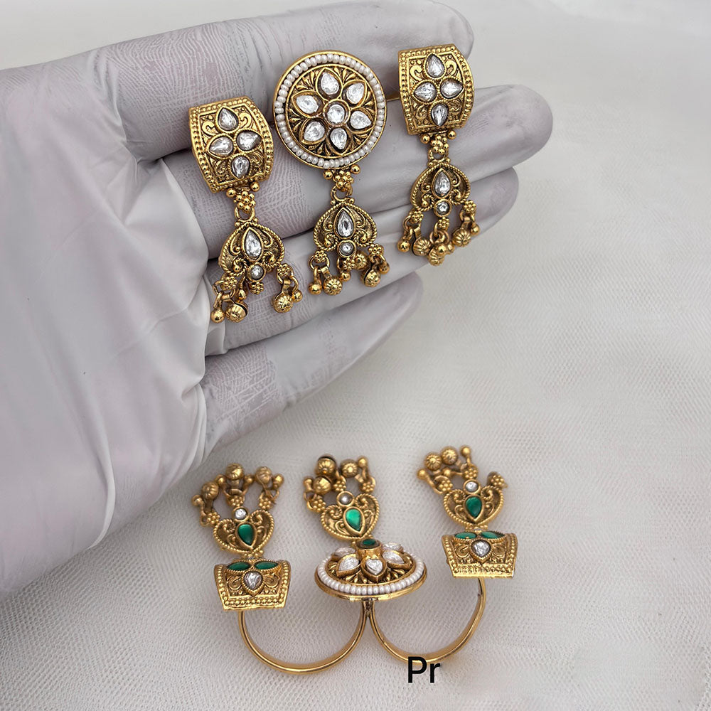 Jewel Addiction Exclusive Designer Pota and Pearl Ring