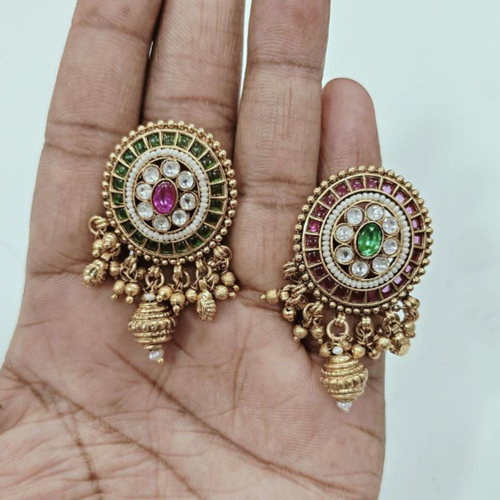 JCM Elegant Rings with Ghoogri Gold Plated Ethnic Jewellery (1 Piece Only)