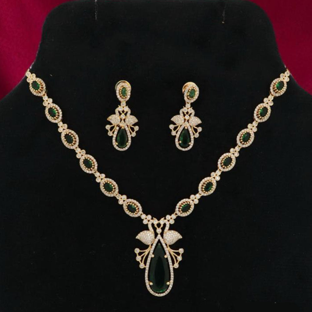 JCM Jewellery Premium Quality Long Necklace Set with Crystal and Austrian