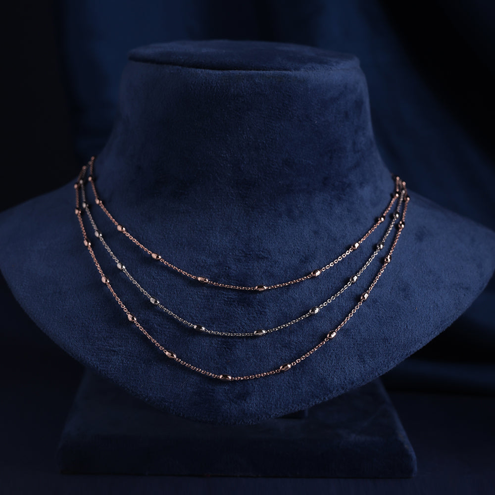 AllWell Jewellery Luxe Gleam Line 925 Sterling Silver Necklace