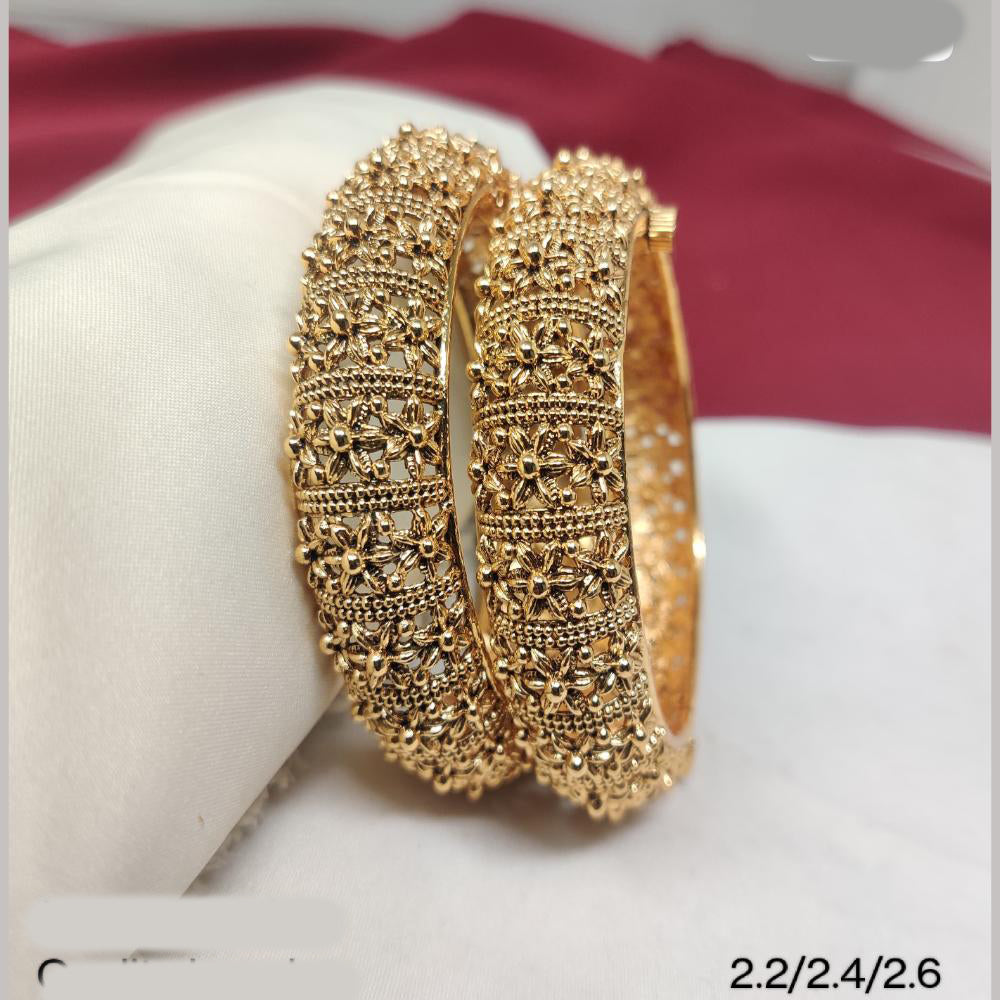 JCM Gold Plated Openable Bangle Set