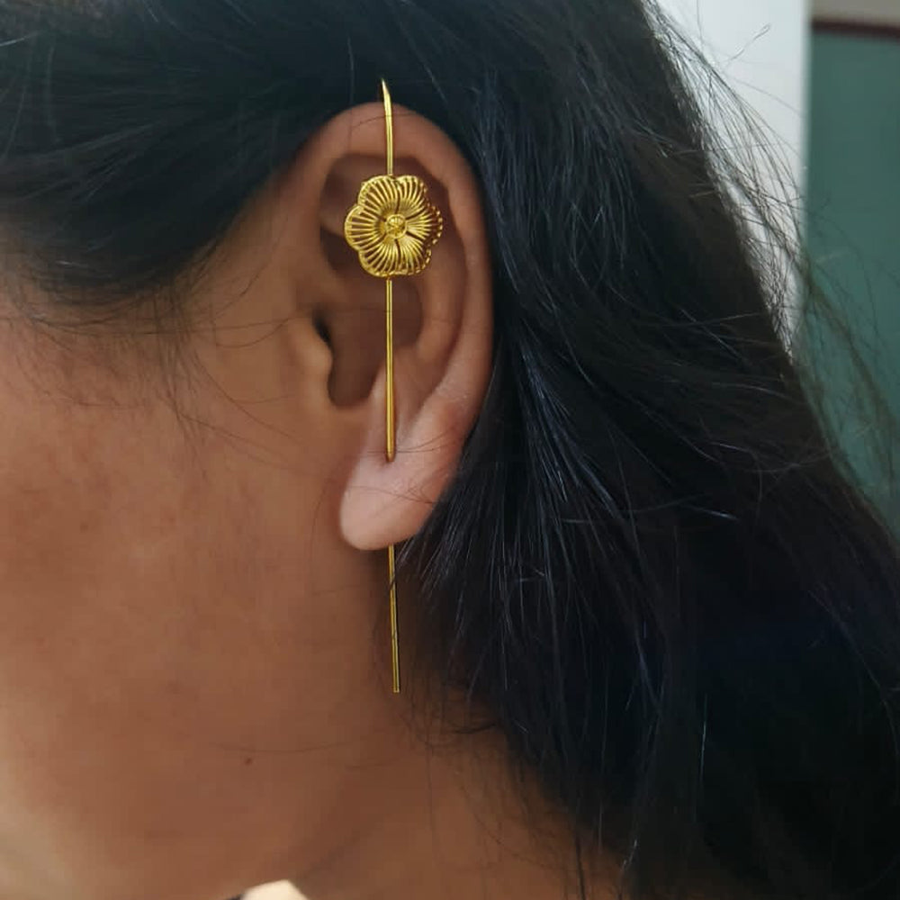 JCM Jewellery Gold Plated Hoop Earring