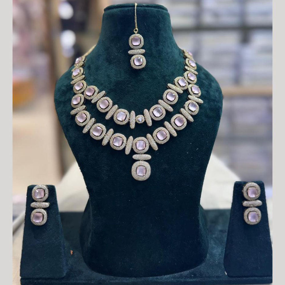 JCM Designer American Daimond Necklace Set