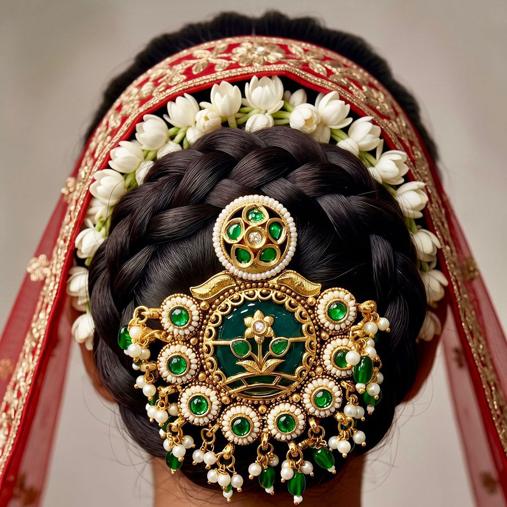 JCM Classic Pota Stone Pearl And Beads Hair Accessories