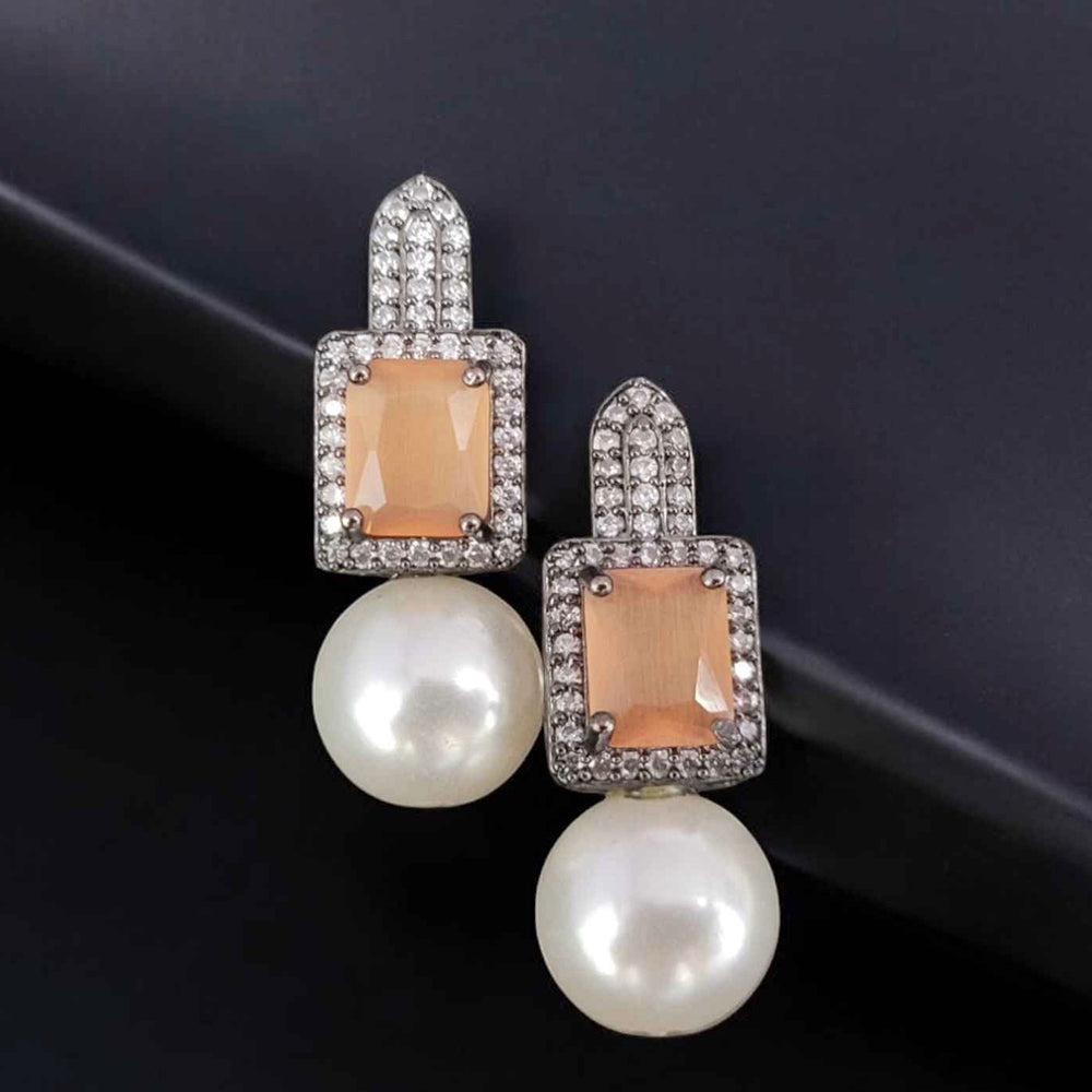 Jewel Treatzz Elegant American Diamond Dangler Earrings (Pack of 5)