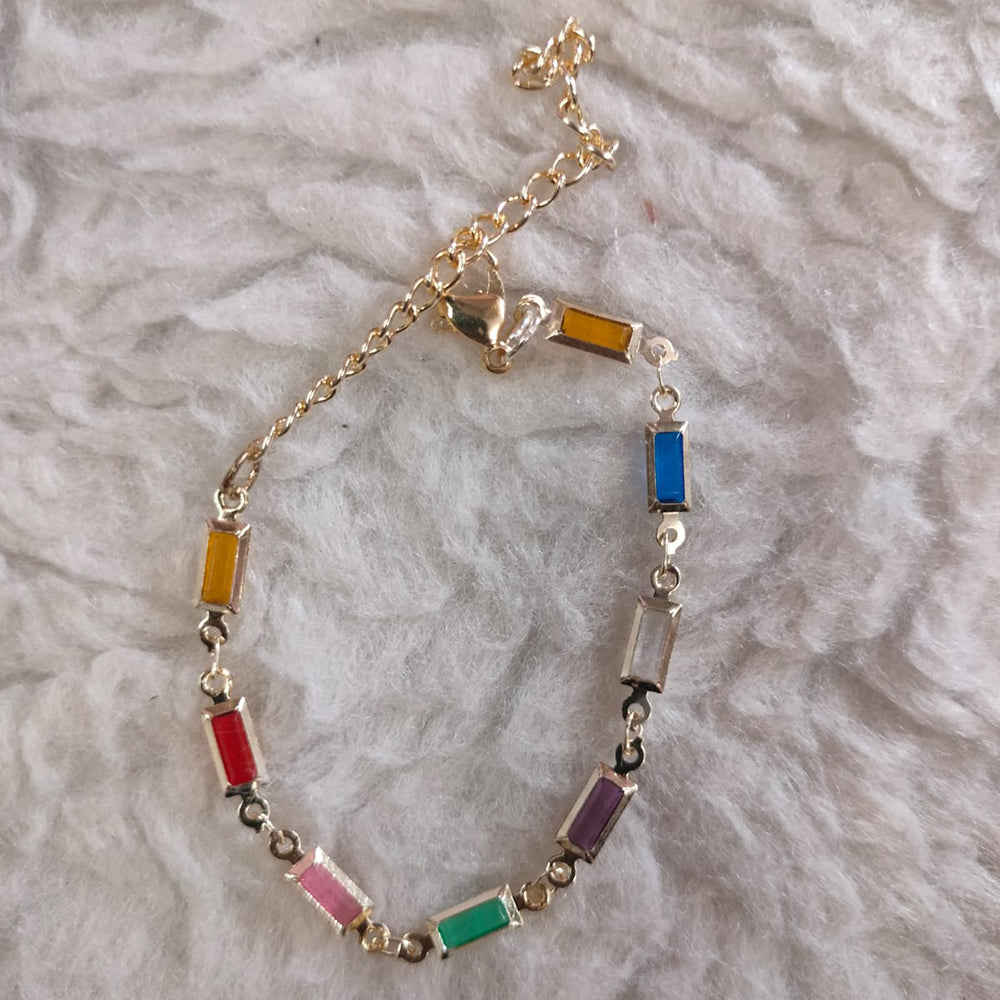 Khushboo Jewellers Luxury Style Crystal Stone Adjustable Bracelet