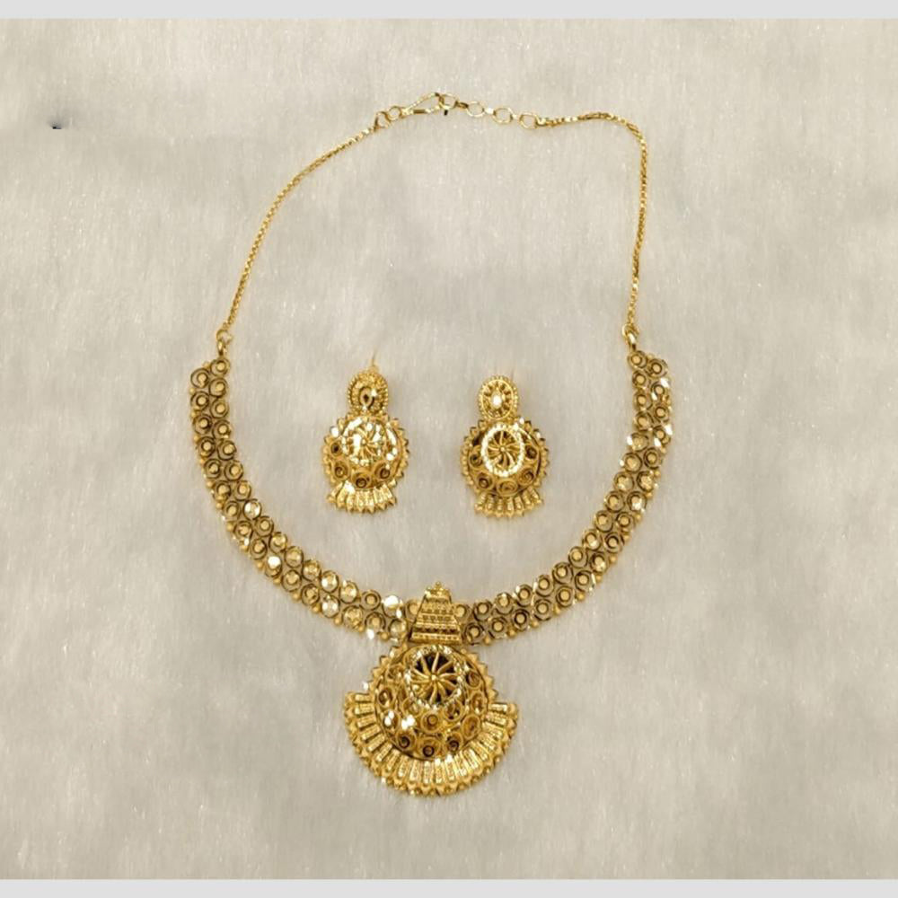 Sunrise Gold Forming Necklace Set