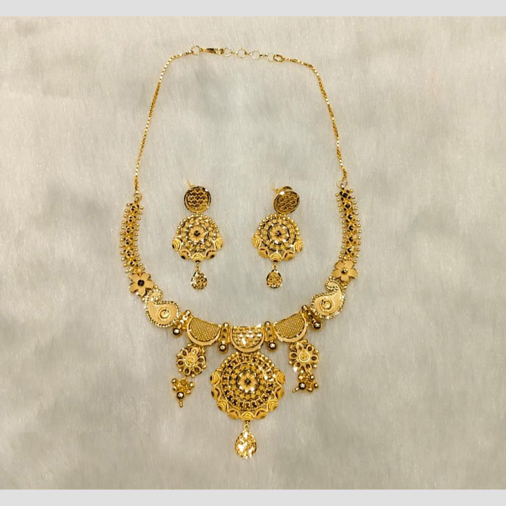 Sunrise Gold Forming Necklace Set