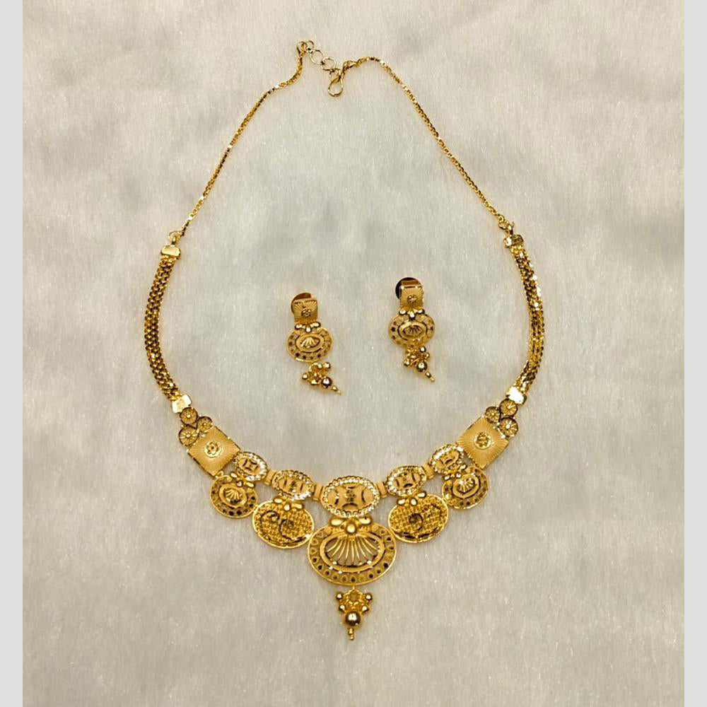 Sunrise Gold Forming Necklace Set