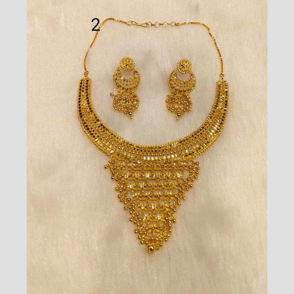Sunrise Gold Forming Necklace Set