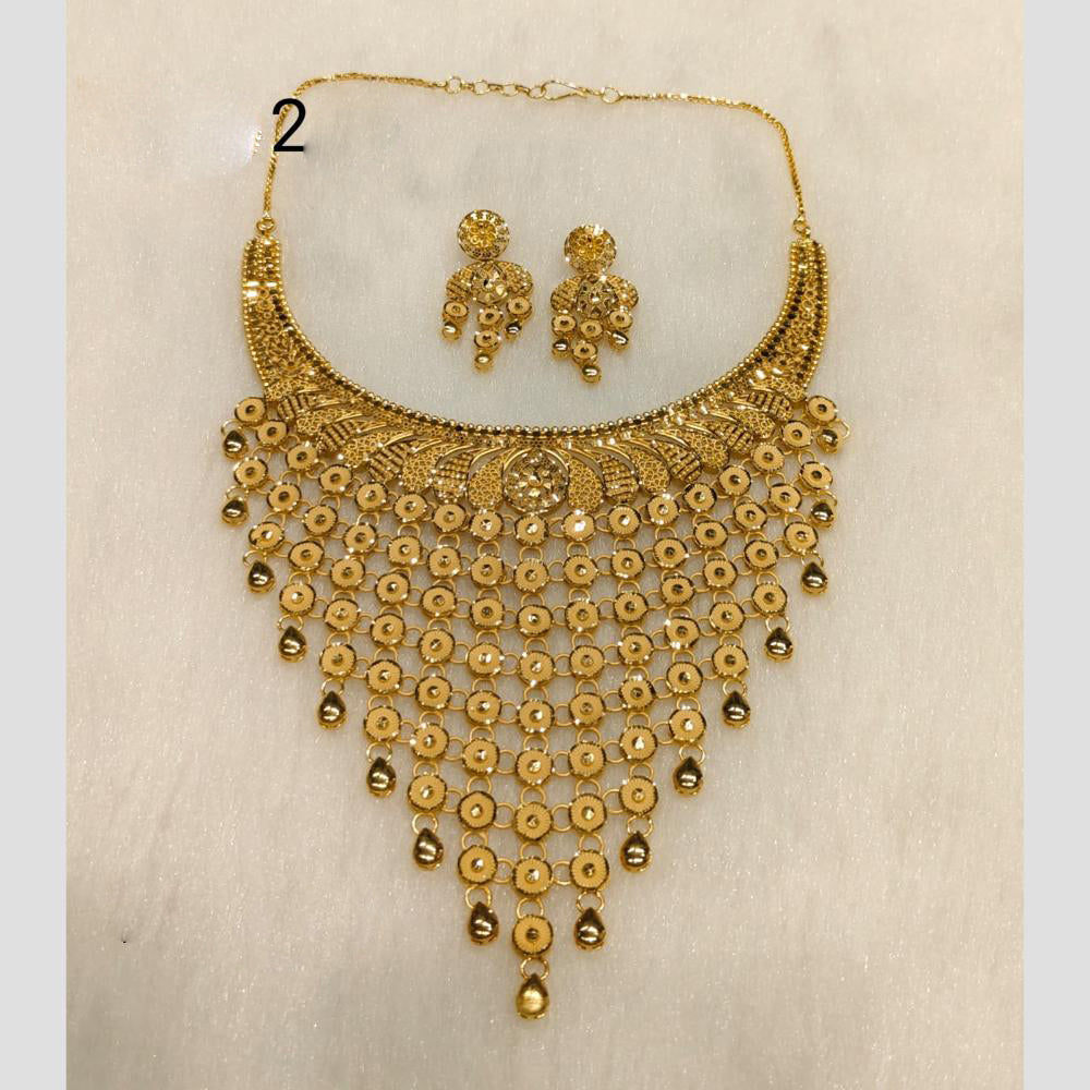 Sunrise Gold Forming Necklace Set