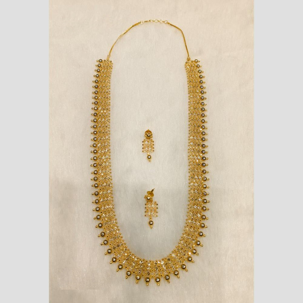 Sunrise Gold Forming Long Necklace Set