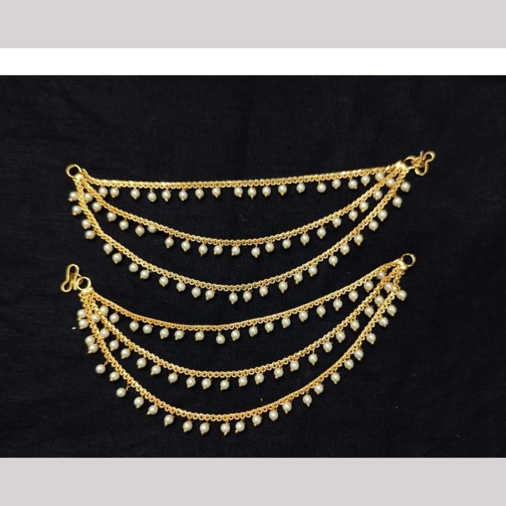 Shree Chamunda Jewellers Gold Plated Pearl Kanchain