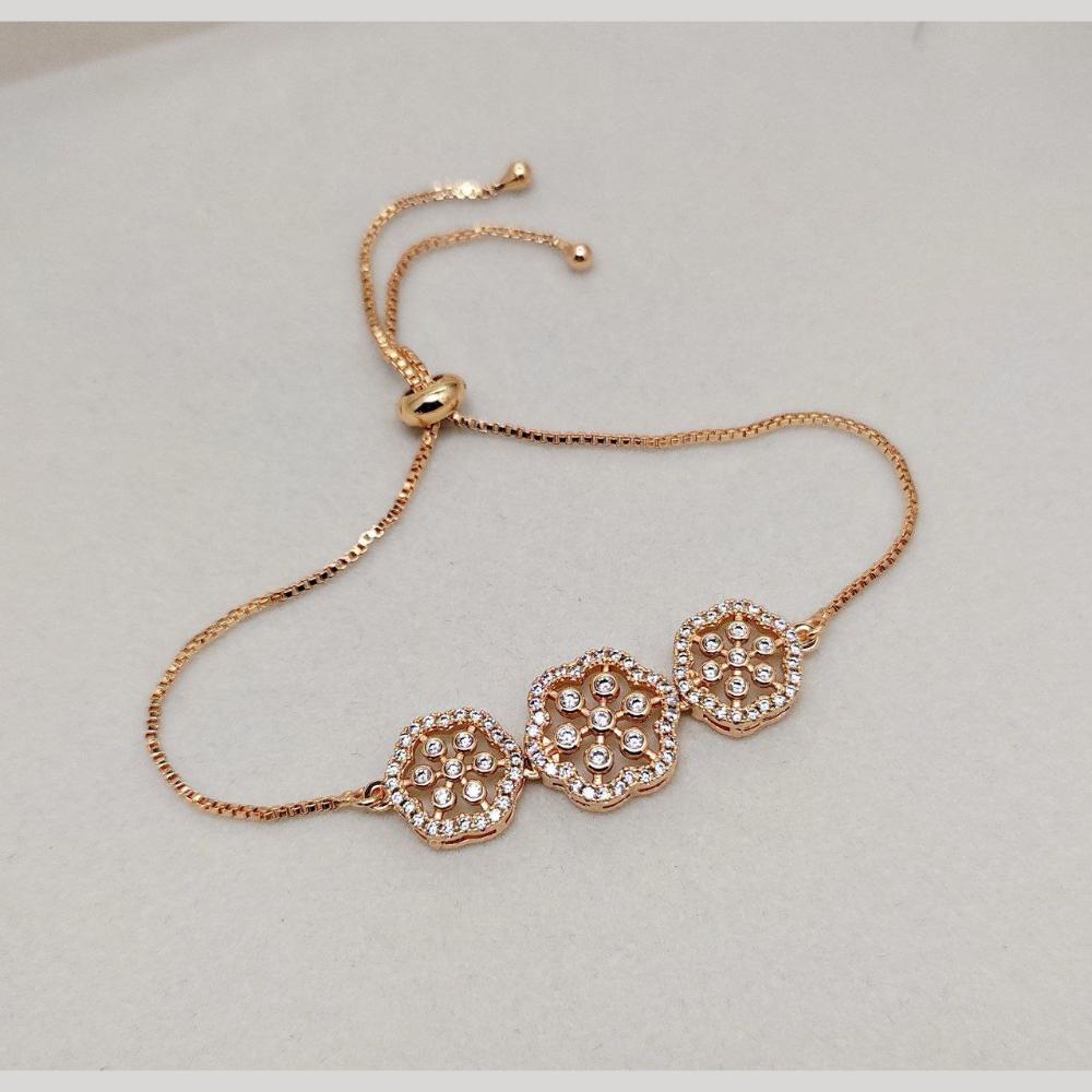 Aamrapali Stylish Austrian Stones Adjustable Bracelet