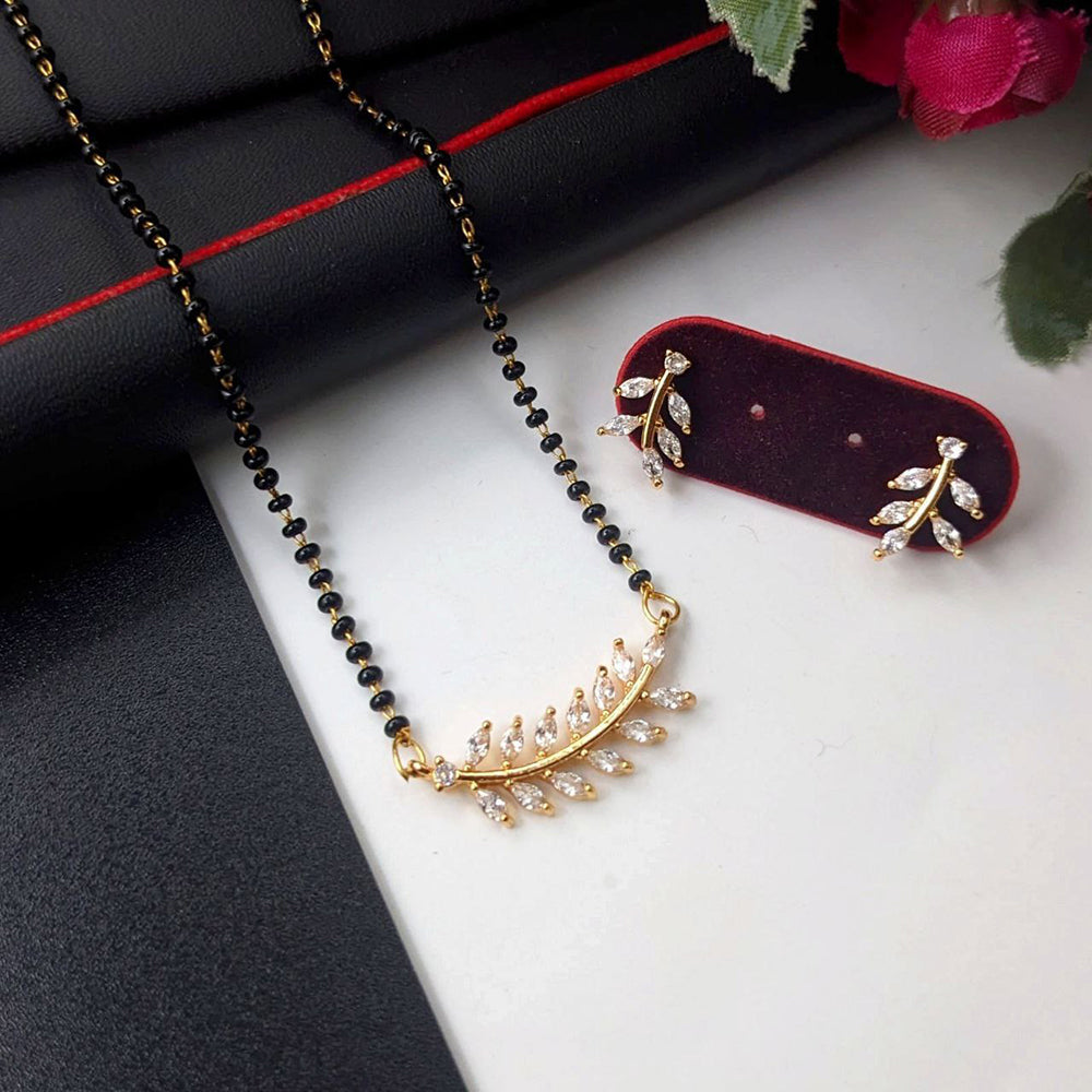 Aamrapali Austrain And Crystal Stone Manglasutra