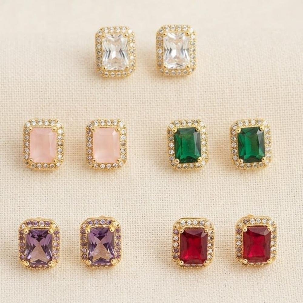 Aamrapali Fancy Crystal Stone Studs Earrings