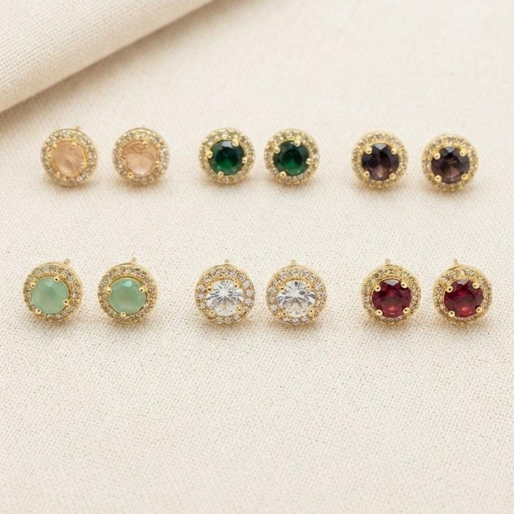 Aamrapali Fancy Crystal Stone Studs Earrings