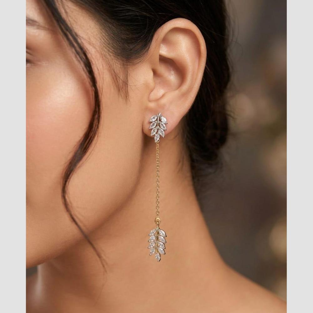Aamrapali Sparkling Austrian Stone Hanging Earrings