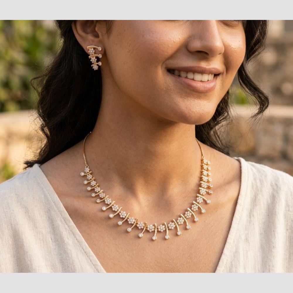 Aamrapali Austrian Stone Designer Necklace Set