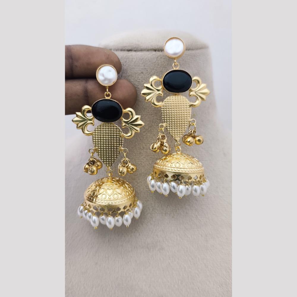 Marudhar Creations Royal Filigree Jhumka Ensemble