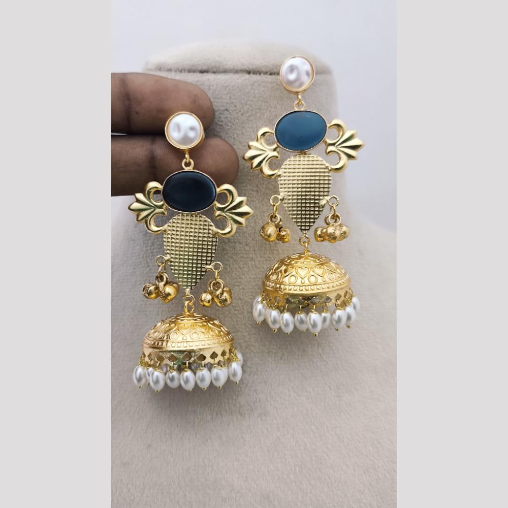Marudhar Creations Royal Filigree Jhumka Ensemble