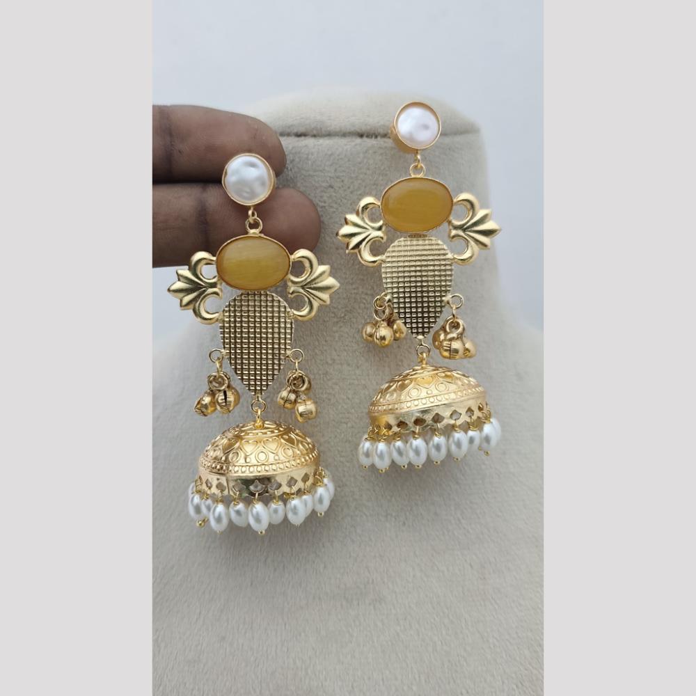 Marudhar Creations Royal Filigree Jhumka Ensemble