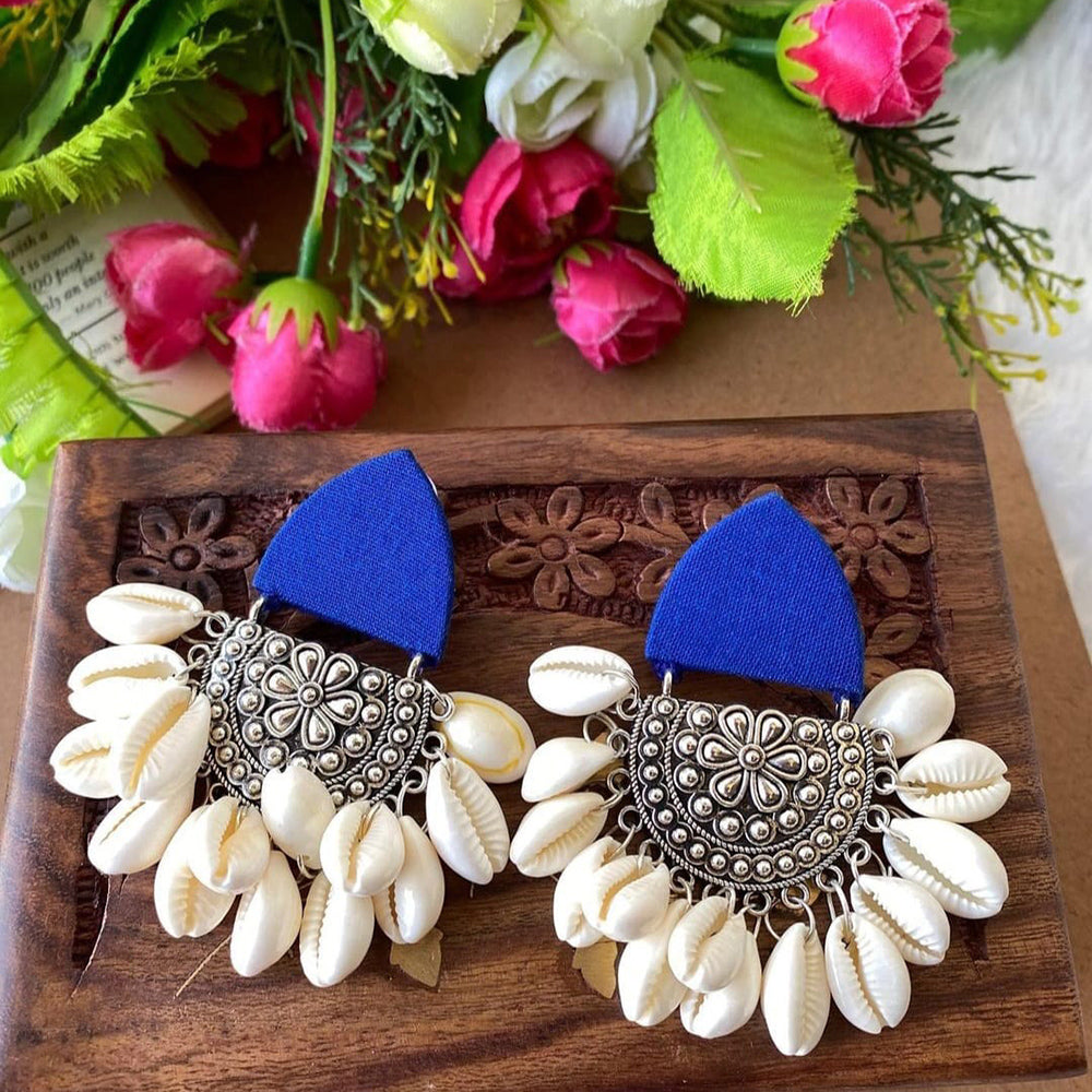 Handmade For Her Oxidised Long Fancy Earing For Women