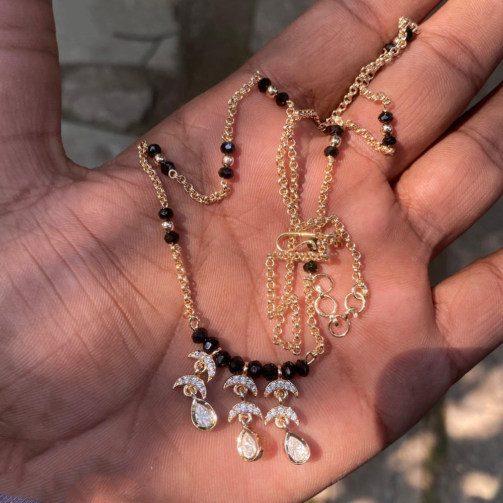 Amoliya Jewels Grand Polki Kundan Stone And Beads Necklace Set