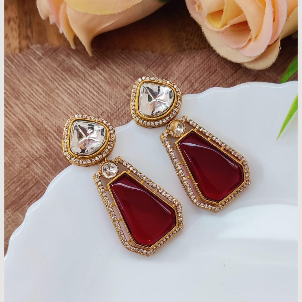 Maharani Jewels Timeless Glamour Austrain Stone Dangler Earrings