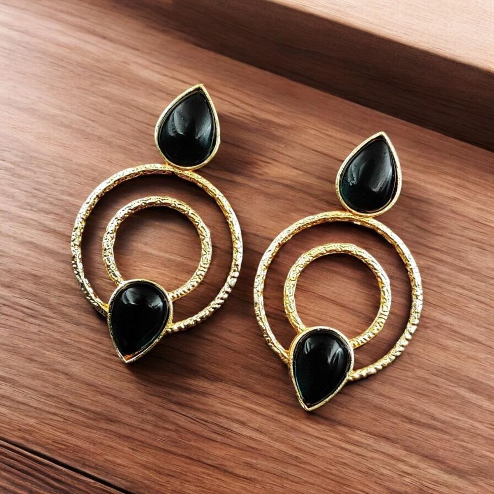 Maharani Jewels Luxury Pota Stone Dangler Earrings