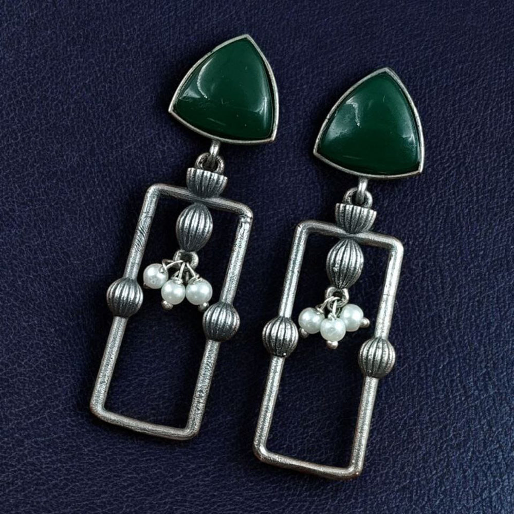 Maharani Jewels Oxidised Ethnic Dangler Earirngs For Women Perfect For Navratri