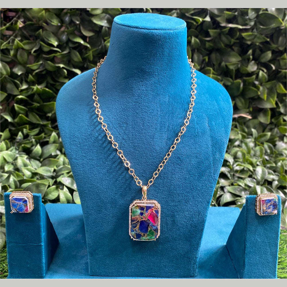 Royal Kundan Jewellery Gold Plated Necklace Set