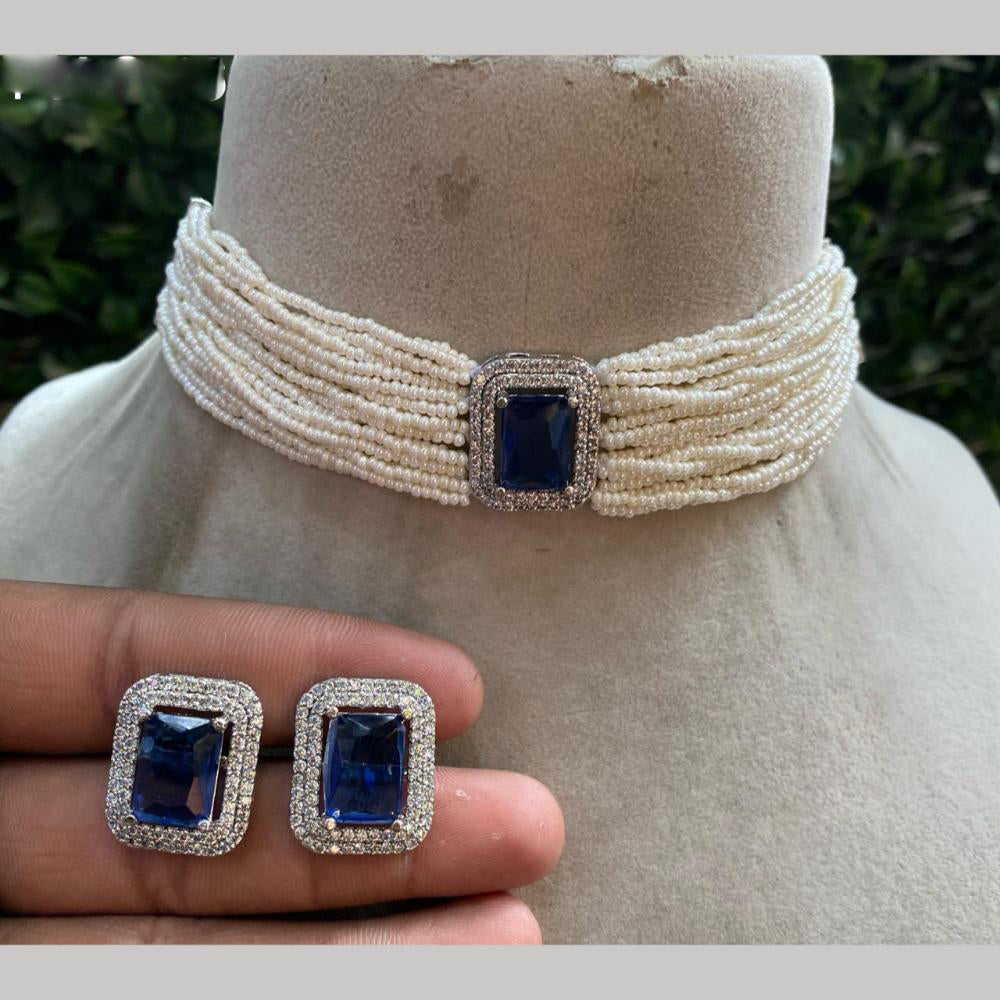 Royal Kundan Jewellery Crystal Stone Necklace Set