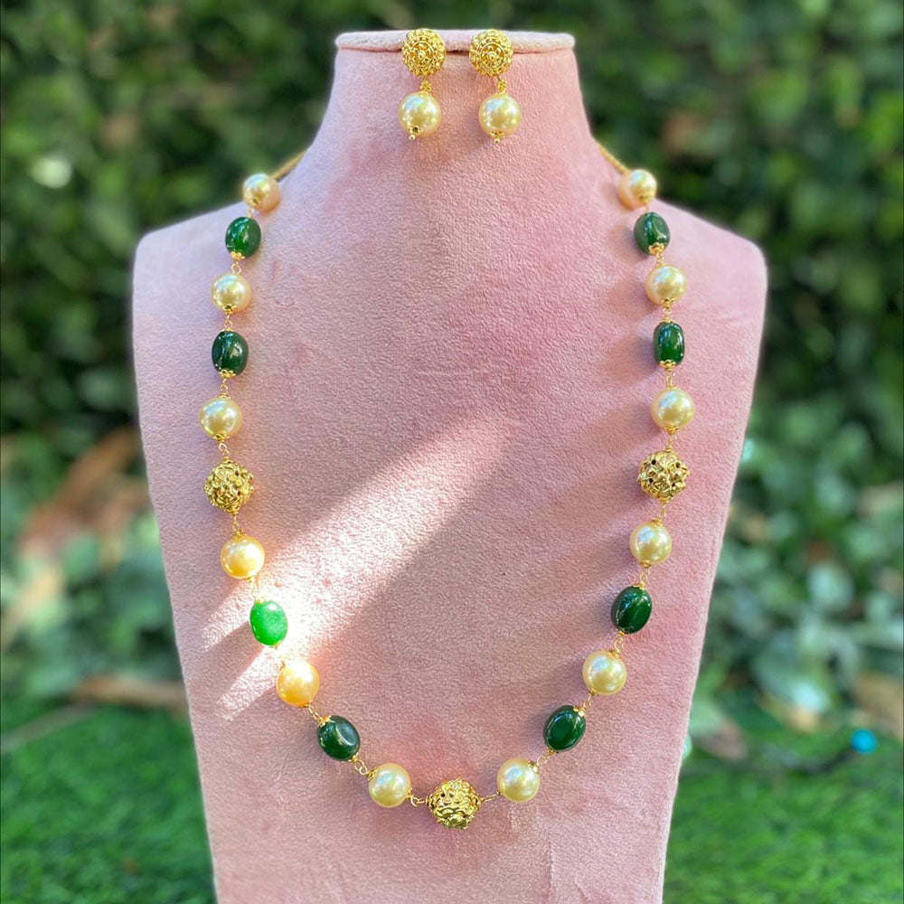 Royal Kundan Jewellery Beads Necklace Set