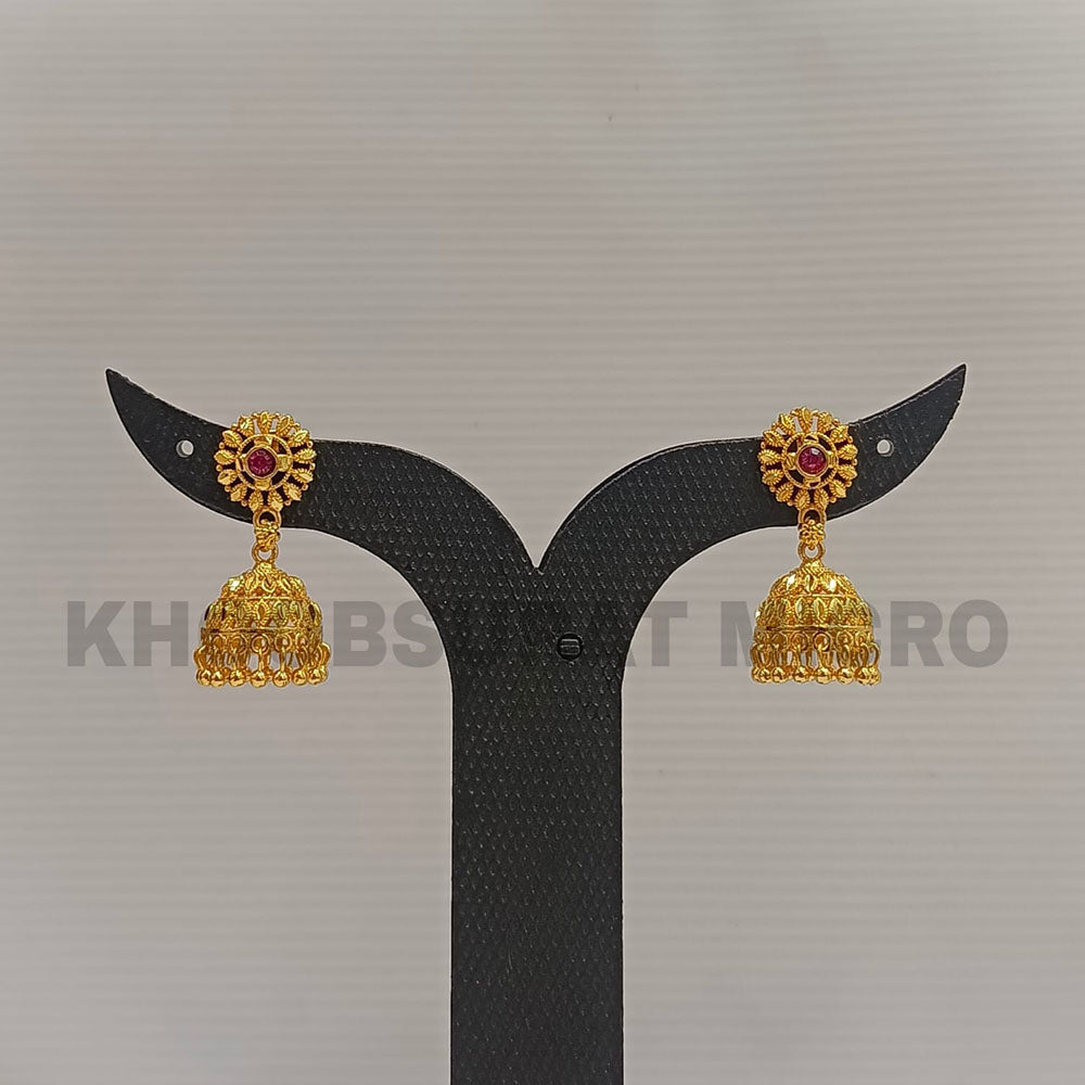 Dariyalal Sales Gold Plated Jhumki Earrings